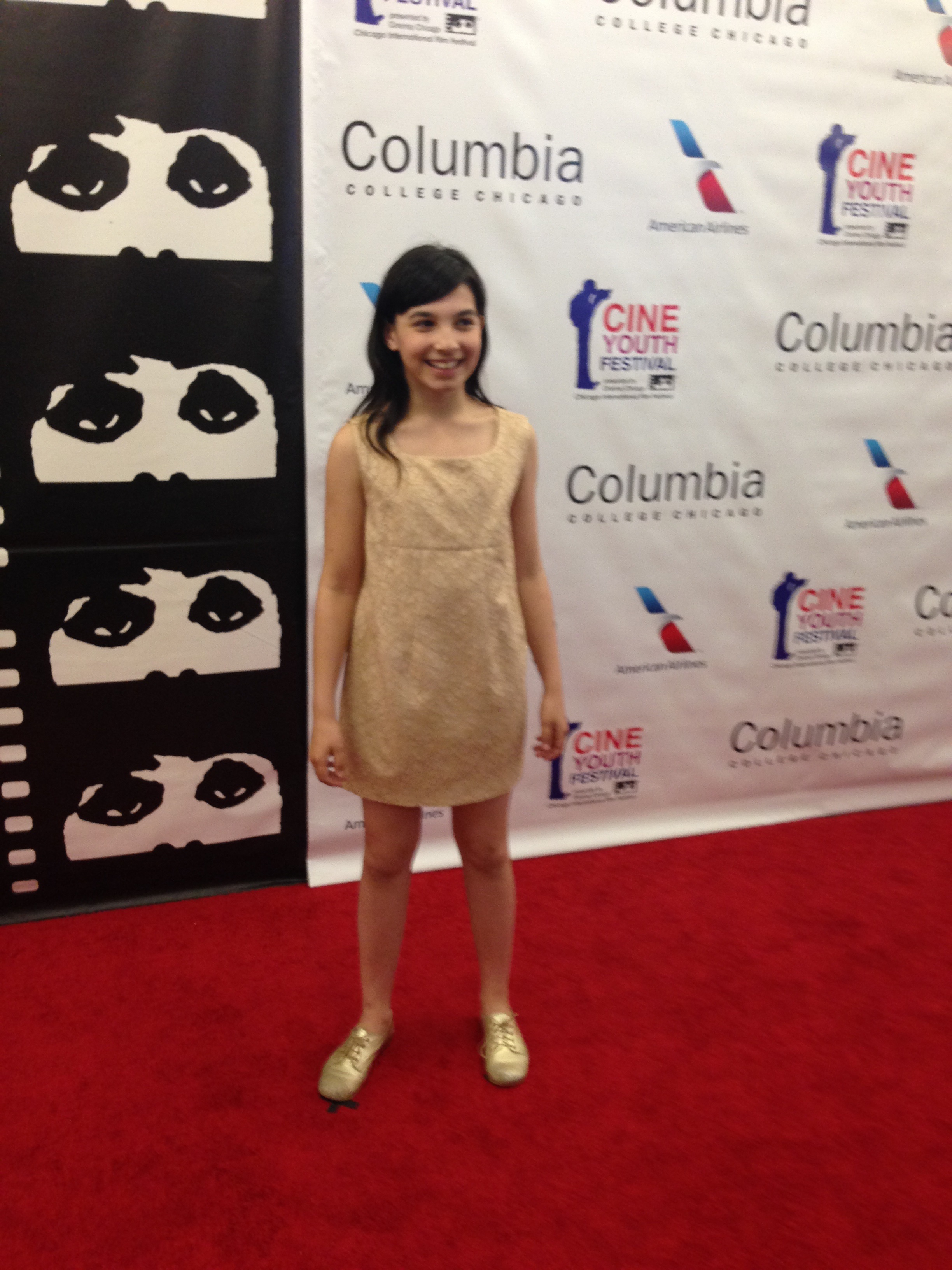 Ivana Noa on the Red Carpet of CineYouth Chicago International Film Festival