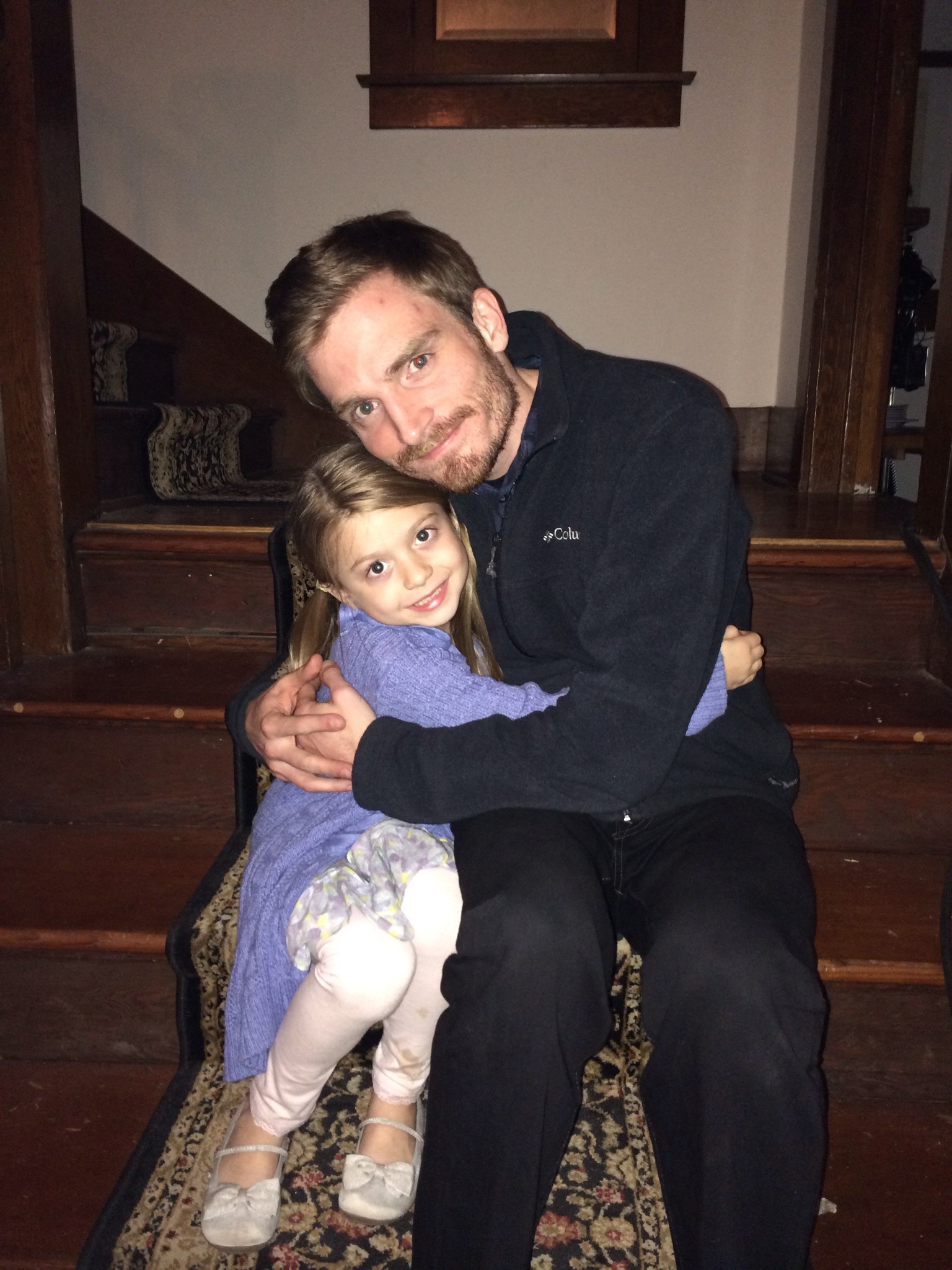 Chloe with Director Alistair Legrand