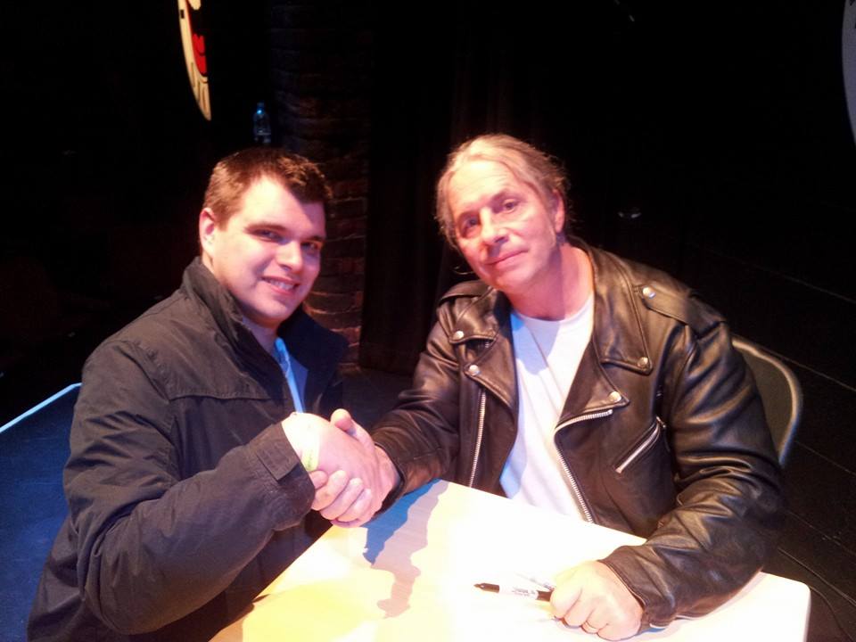 with Bret Hart