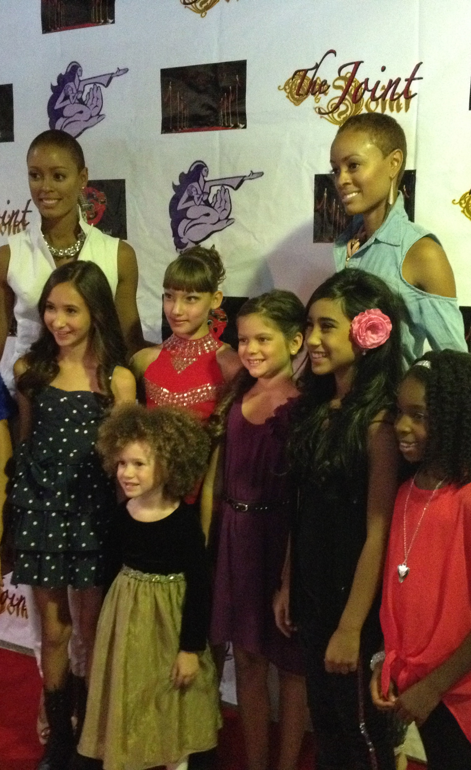 Lauren Reel, model, at the Kids Fashion and Music Festival. LA Convention Center.