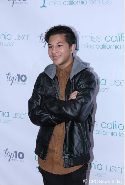 Tai Urban at Miss California USA red carpet event