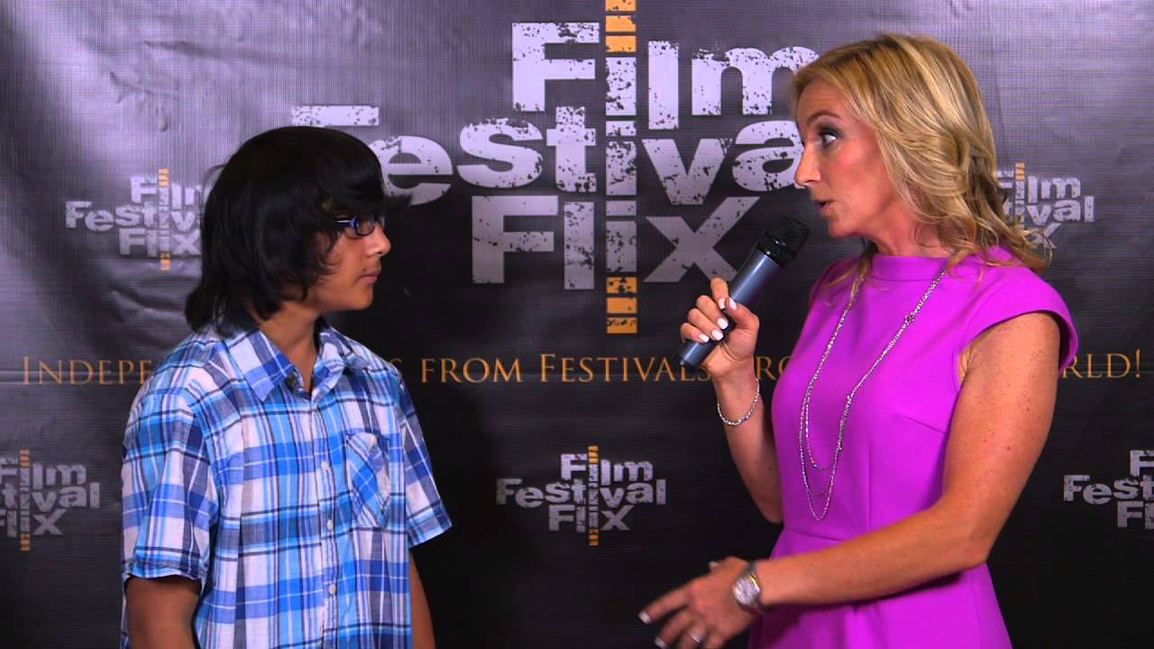Tai Urban being interviewed at Film Festival Flix