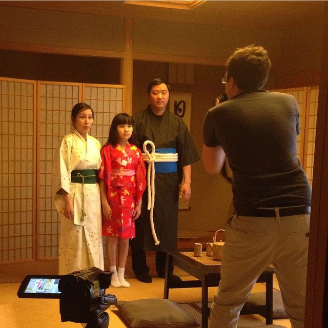 Filming Kiyoko's Mirror Feb 2015
