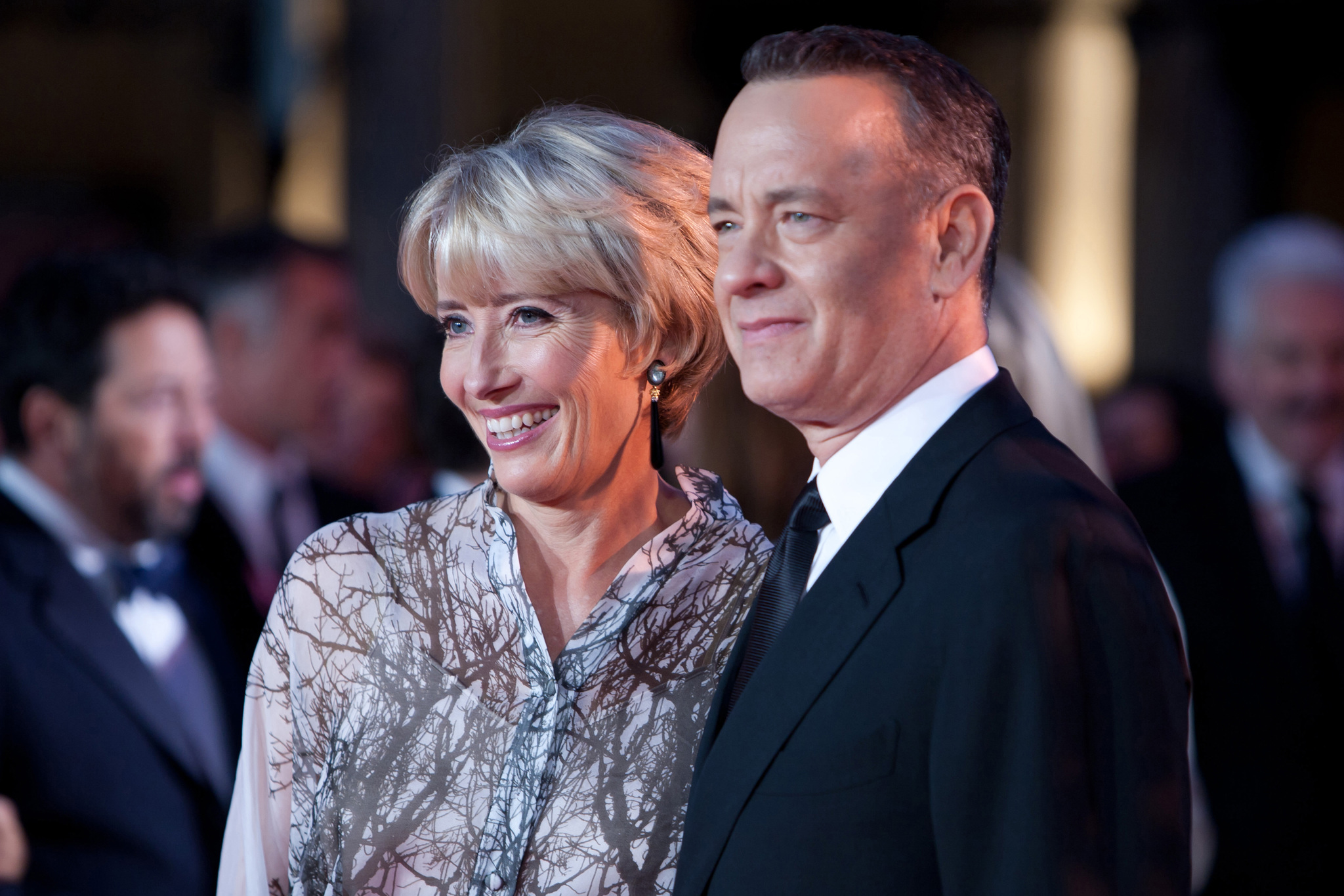 Tom Hanks and Emma Thompson at event of Isgelbeti pona Benksa (2013)