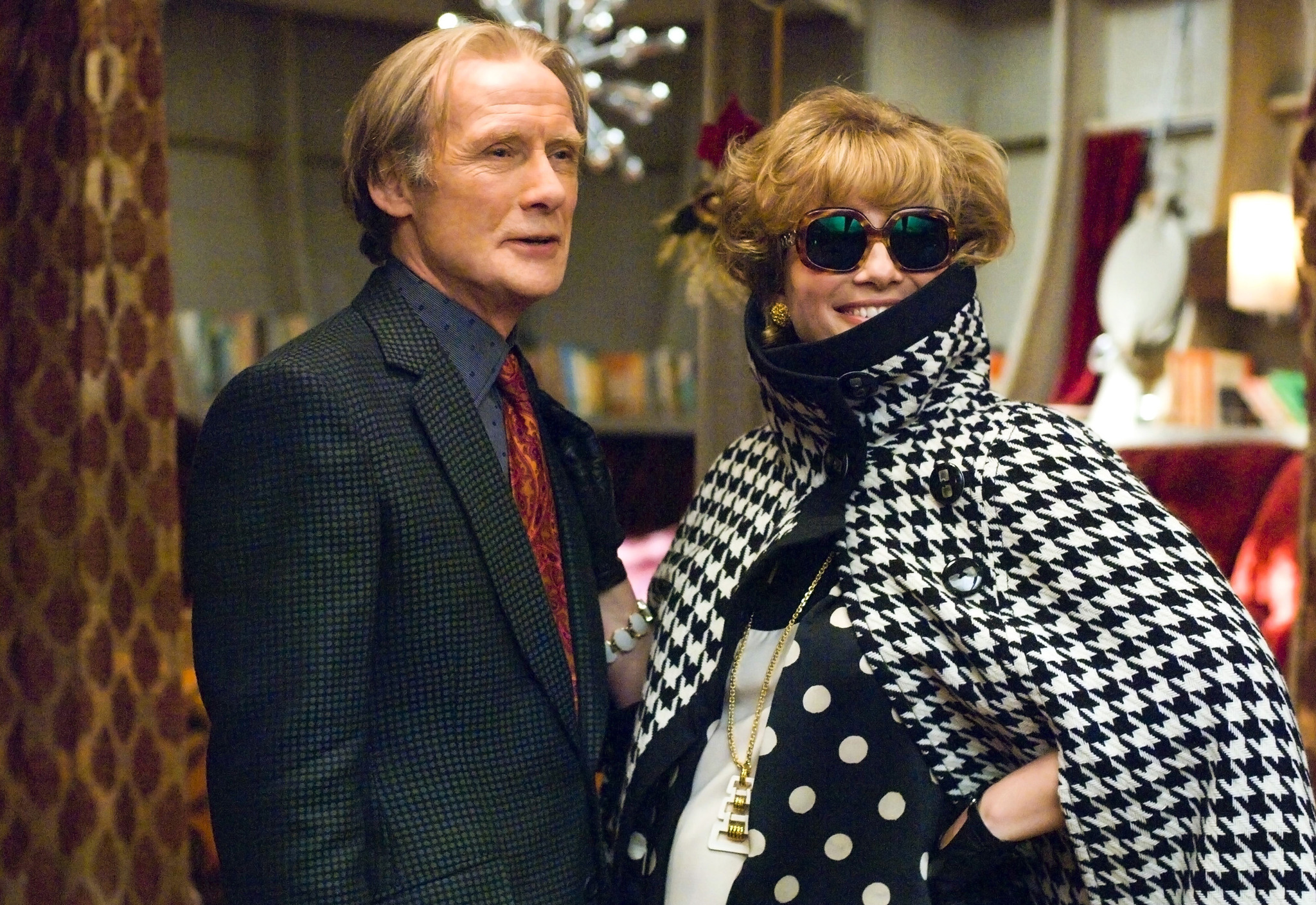 Still of Emma Thompson and Bill Nighy in The Boat That Rocked (2009)