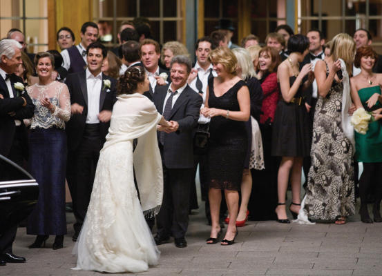 Still of Dustin Hoffman, Emma Thompson and Liane Balaban in Last Chance Harvey (2008)