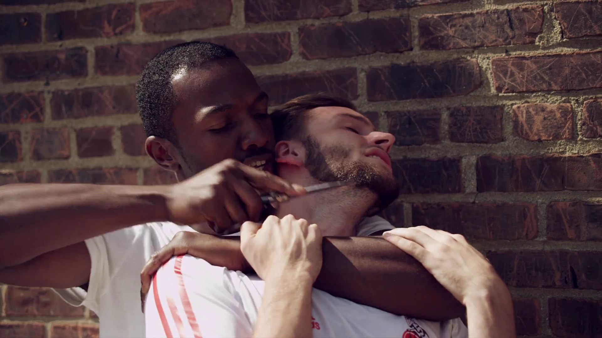 Still of Jamie Hector and Tim Bettermann in Real New York City Muggings