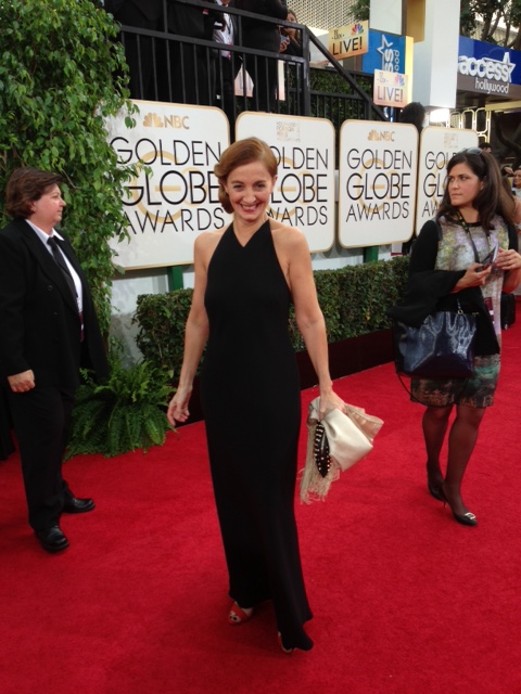 Creative hair styling for the Golden Globes Awards, by Sapphire of 