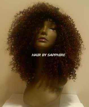 Another Custom Wig by Sapphire. To Book Sapphire for your production or to order a custom wig for your talent contact Sapphire now at (310) 963-2067 or www.HairbySapphire.com