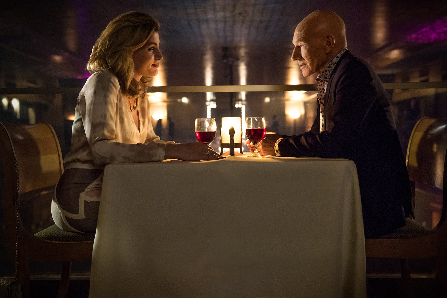 Still of Trace Lysette and Patrick Stewart in Blunt Talk and I Seem To Be Running Out Of Dreams For Myself