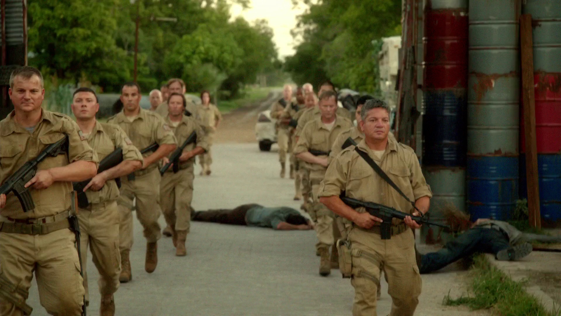 Coming into Willoughby, TX to save the day. Revolution S02E03 , 