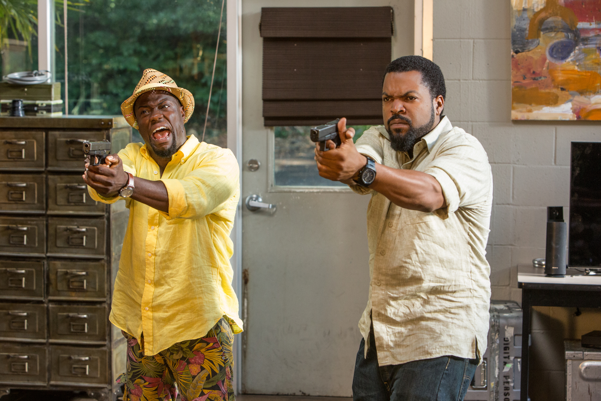 Still of Ice Cube, Kevin Hart and Ride Along in Ride Along 2 (2016)