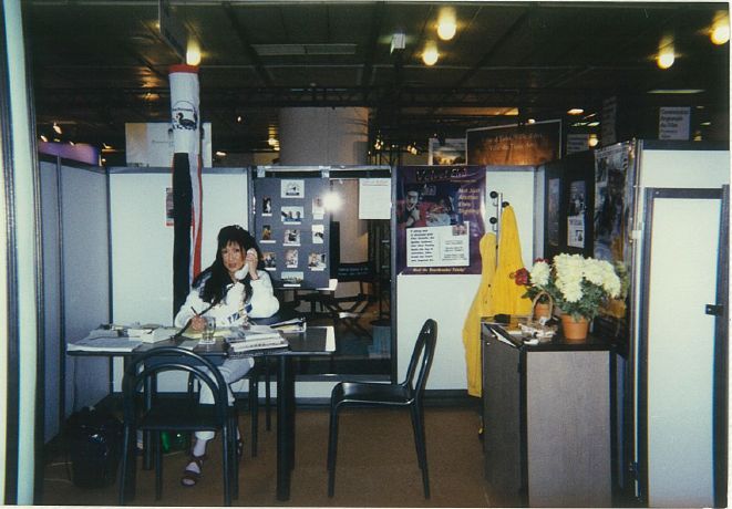 Cool Loon Movies booth at the Marche Internationale du Cannes, 1997