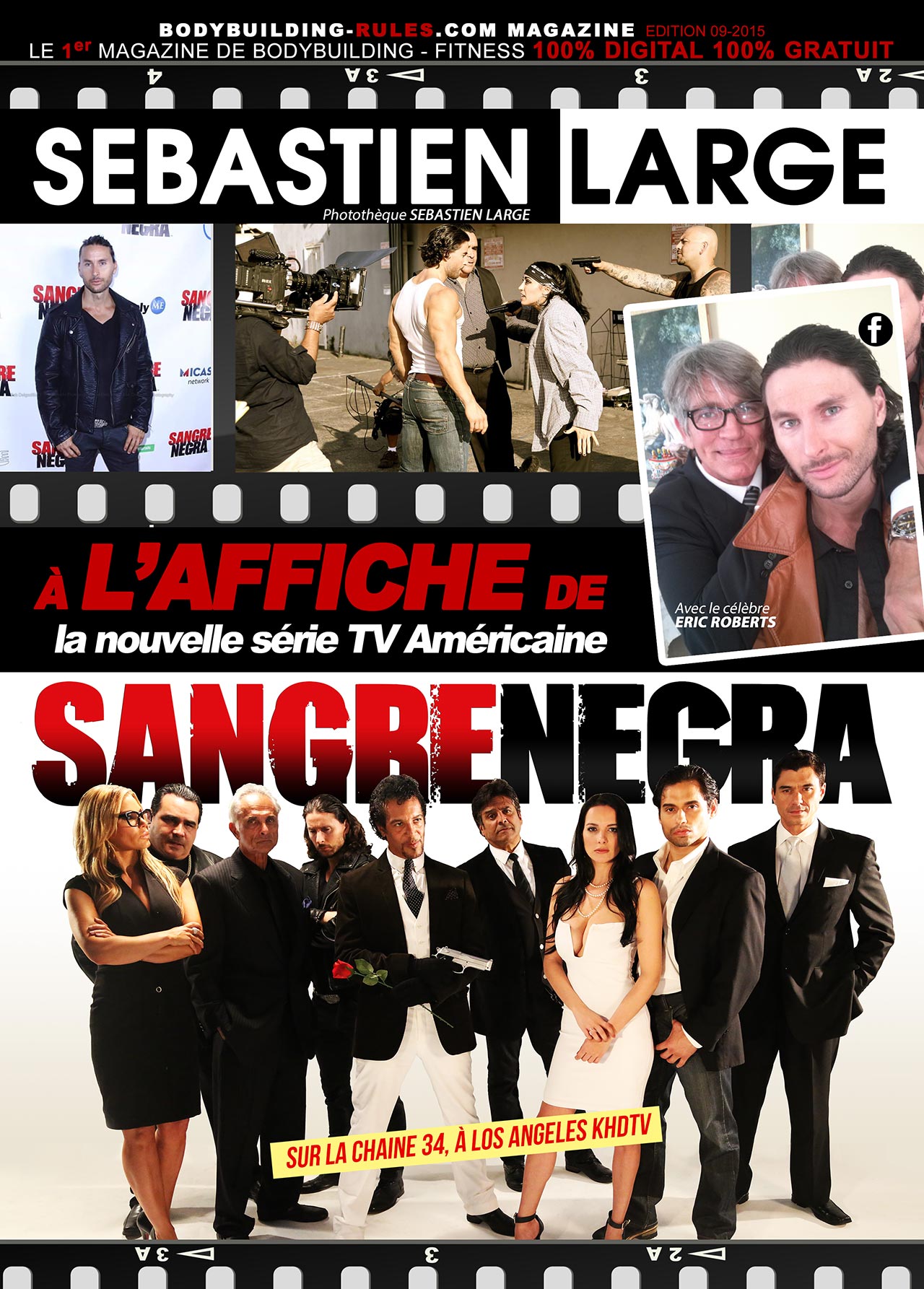 French Press for the new tv series SANGRE NEGRA September 2015.