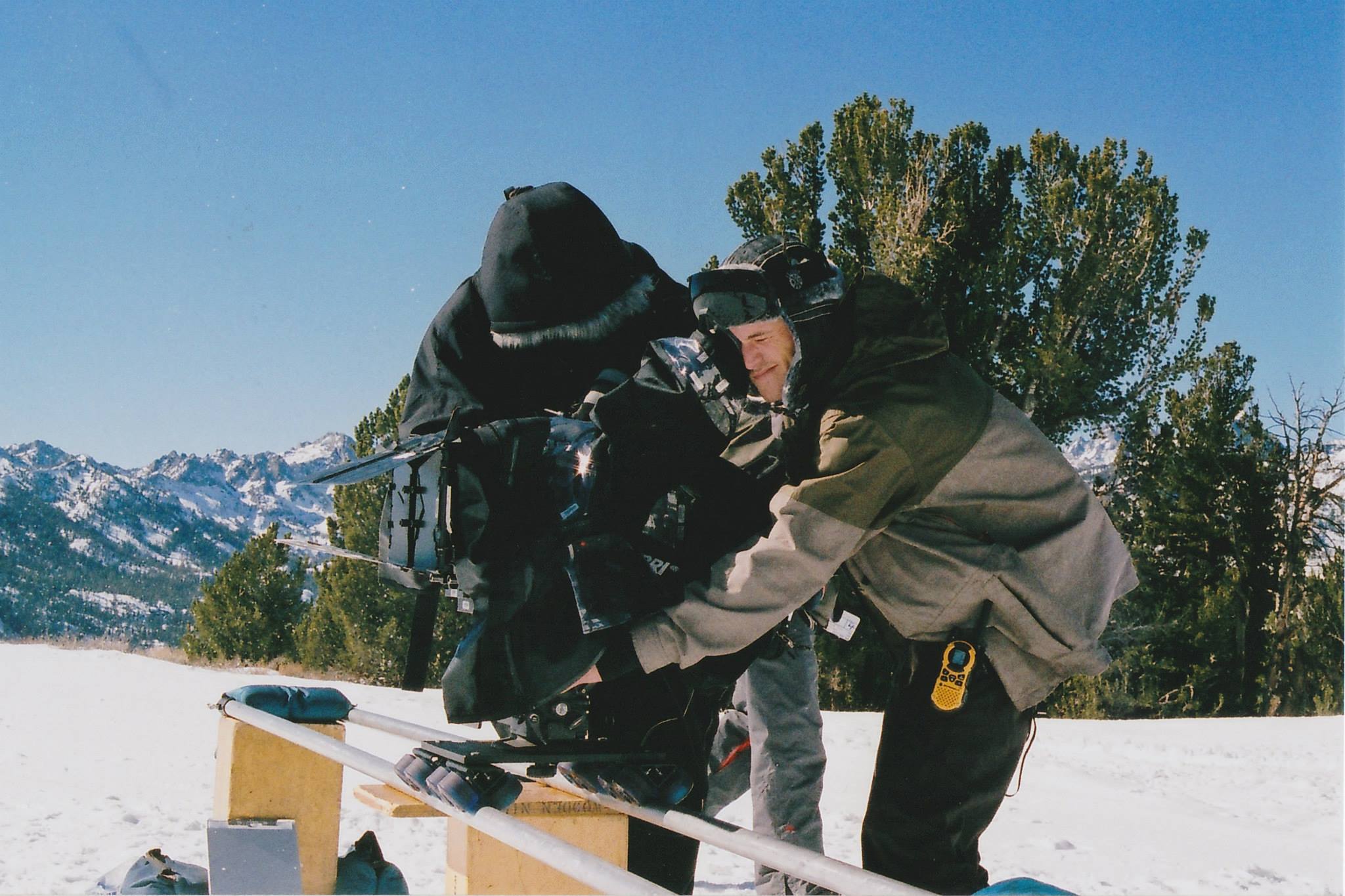 On Location - Scene One Filming, What Child Is This 1-24-15, sunrise at Ansel Adams Wilderness Area-Kyle Klebe on the Alexa