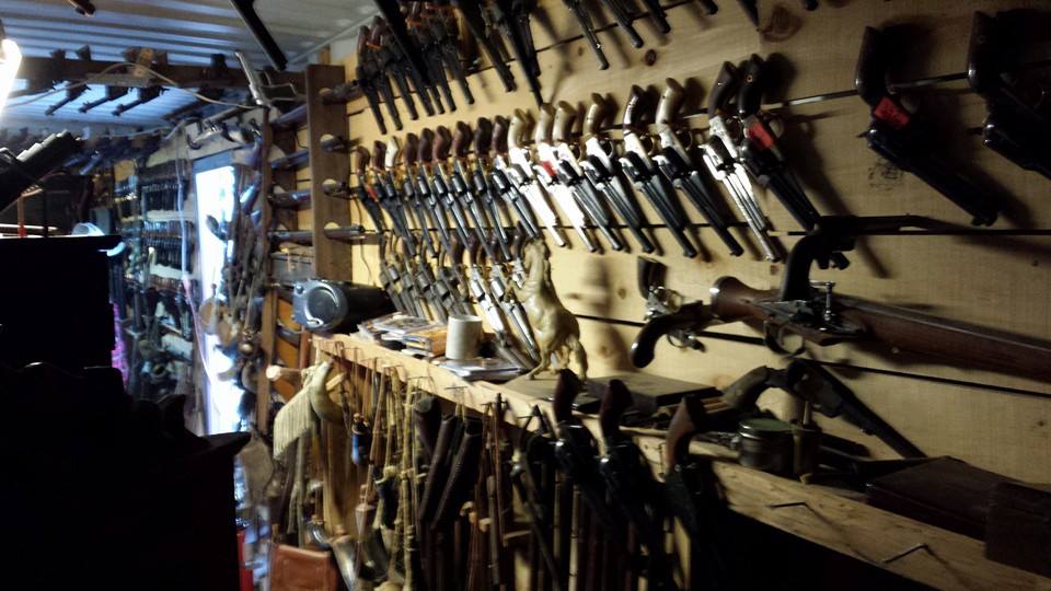 1/4 of Peter Sherayko's armory- and Caravan West Productions ranch... the day he said 