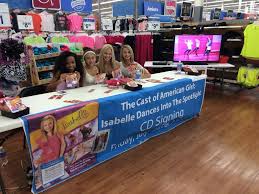 American Girl cast at Walmart signing.