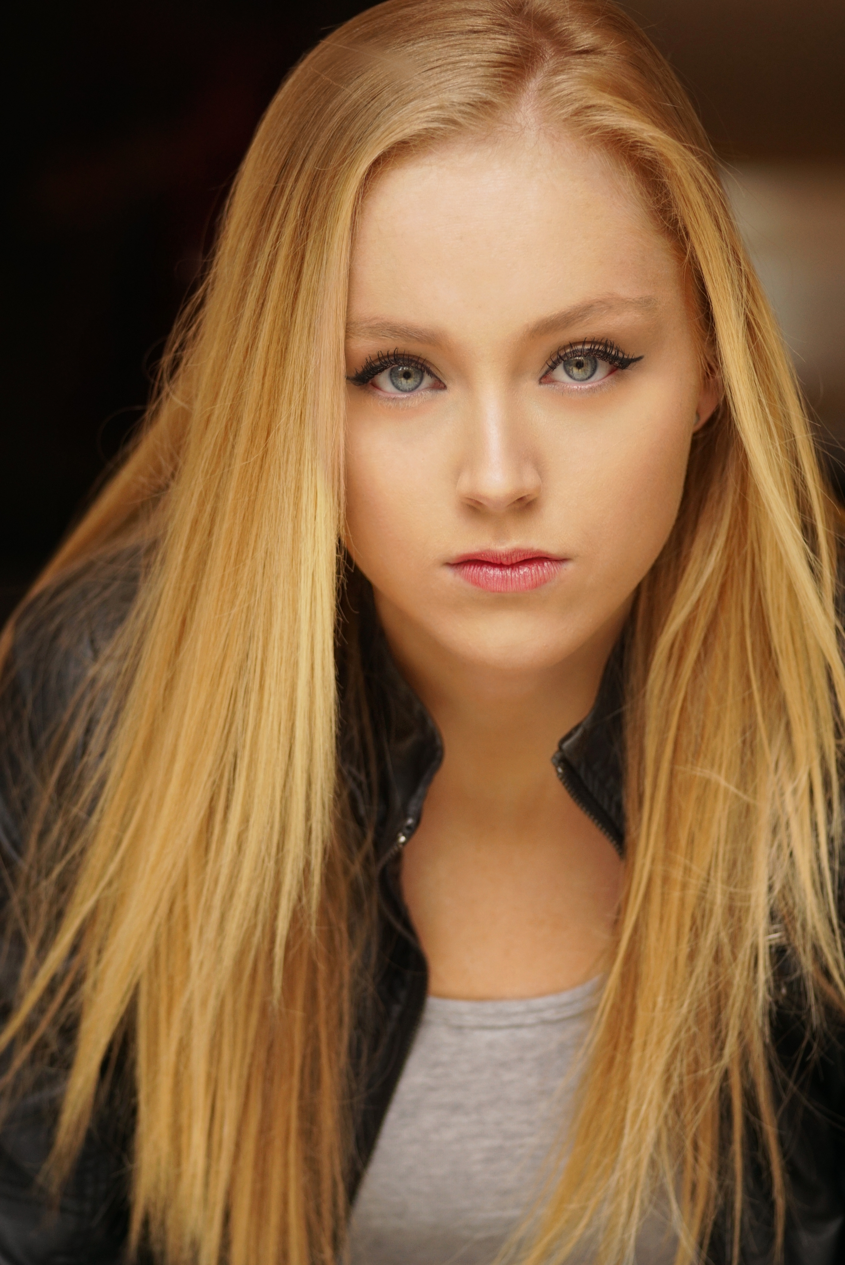 Serious Headshot - Straight Hair