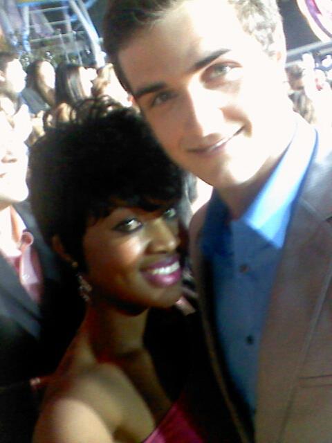 With Beau Mirchoff from Awkward at the 2013 People's Choice Awards