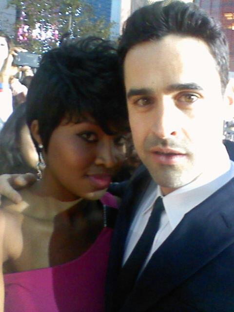 With Jesse Bradford at the 2013 People's Choice Awards