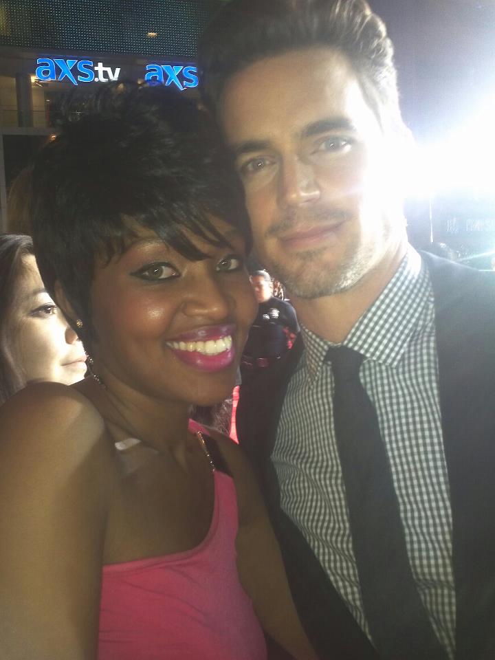 With Matt Bomer at the 2013 People's Choice Awards