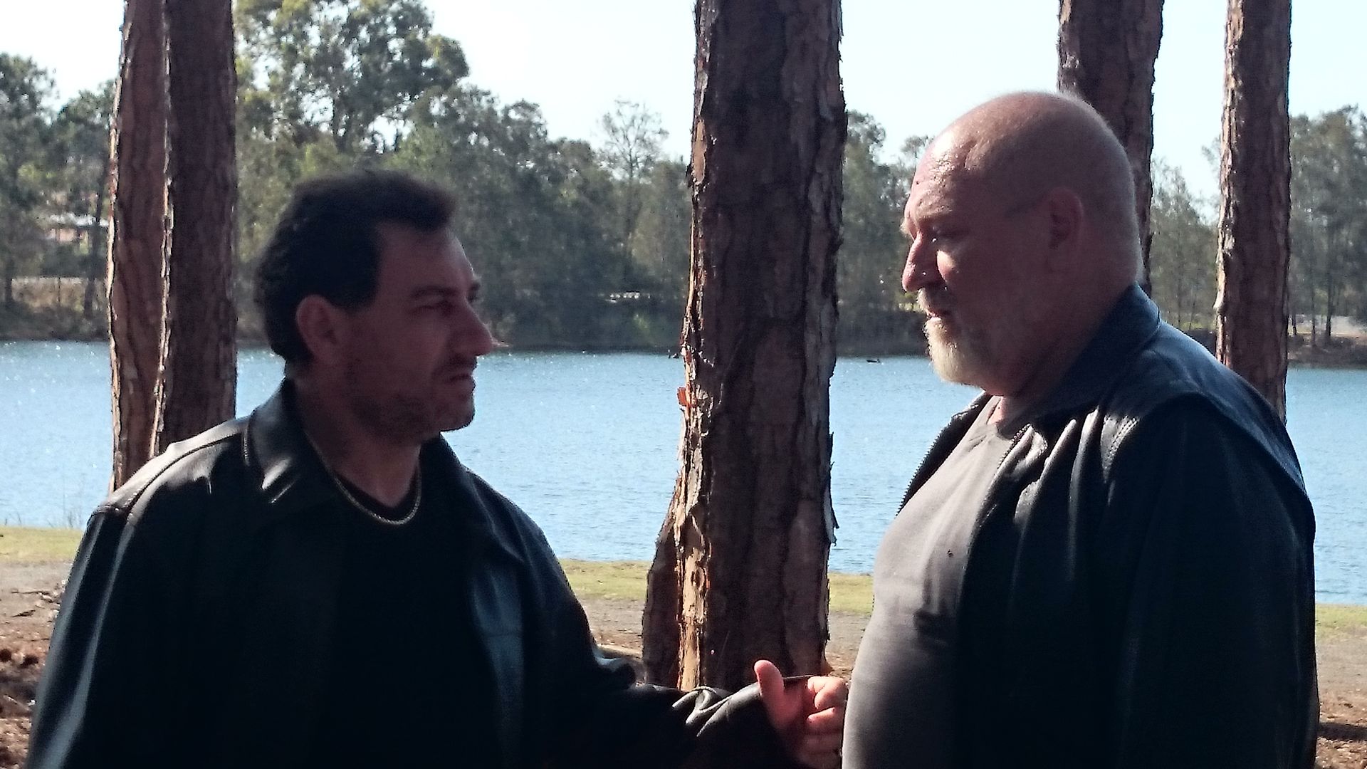 Salvatore Merenda and David-Graham Parker on New York Film Academy Gold Coast short film.