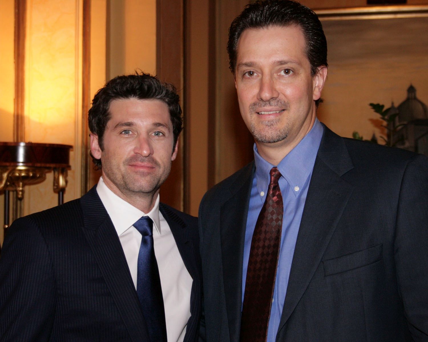 At the Rome premiere of Made of Honor with Patrick Dempsey (2008)