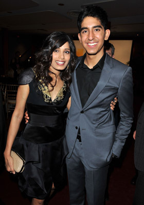 Dev Patel and Freida Pinto