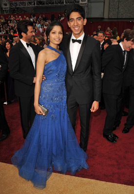 Dev Patel and Freida Pinto