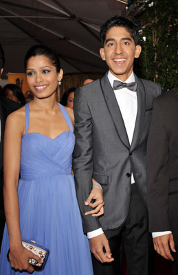 Dev Patel and Freida Pinto