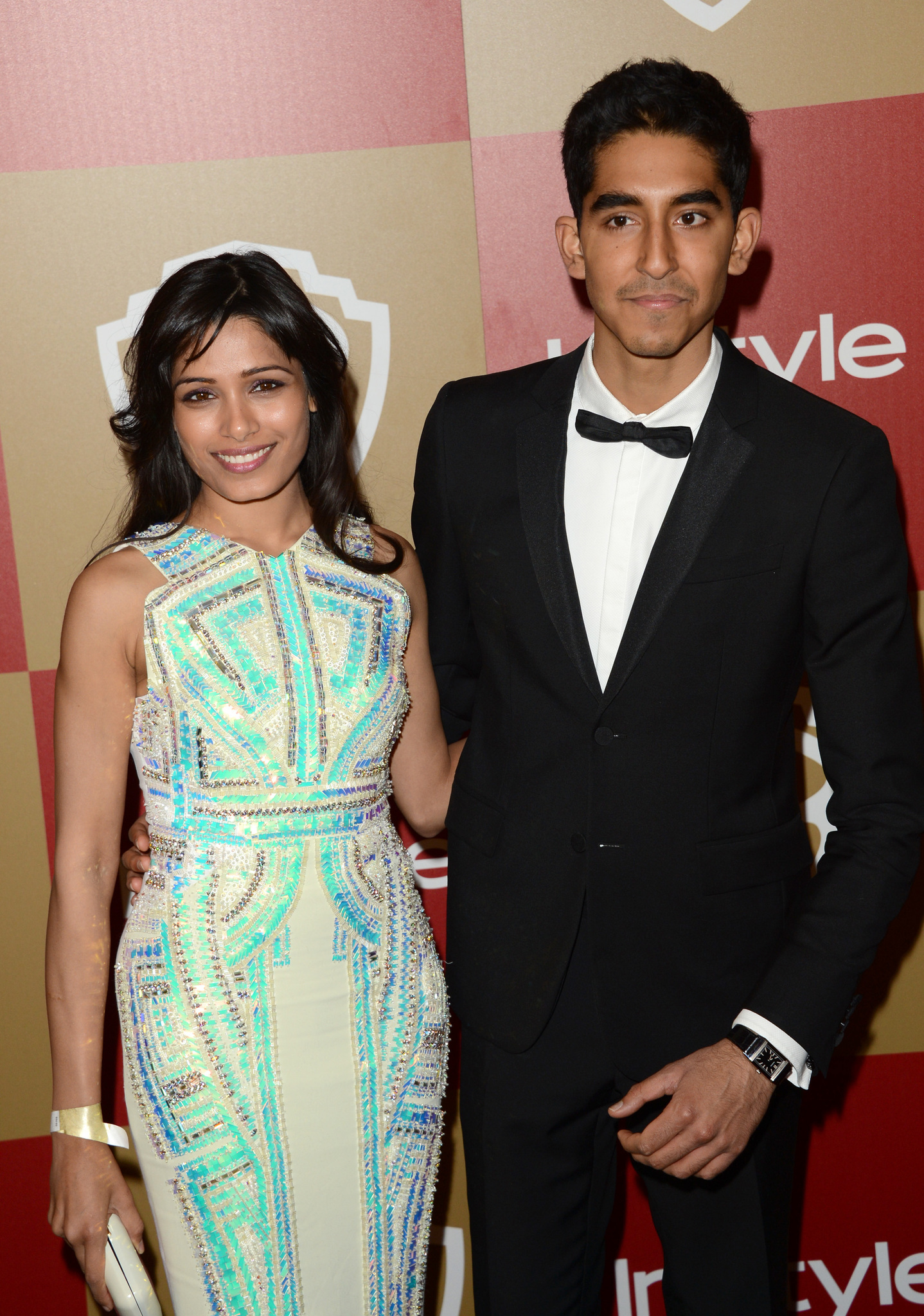 Dev Patel and Freida Pinto