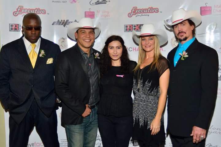 With The Young and the Restless cast at a YYCharity Event.