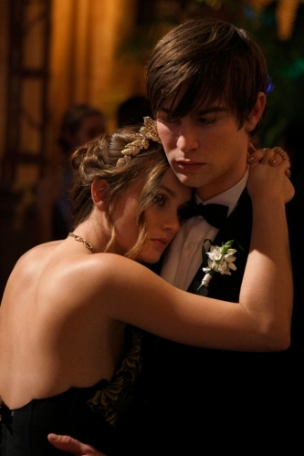 Still of Leighton Meester and Chace Crawford in Liezuvautoja (2007)