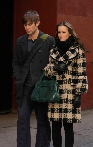 Still of Leighton Meester and Chace Crawford in Liezuvautoja (2007)