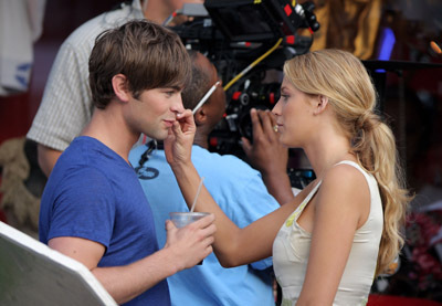 Blake Lively and Chace Crawford at event of Liezuvautoja (2007)