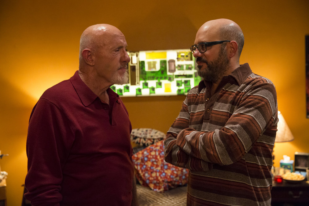 Still of Jonathan Banks and David Cross in Community (2009)