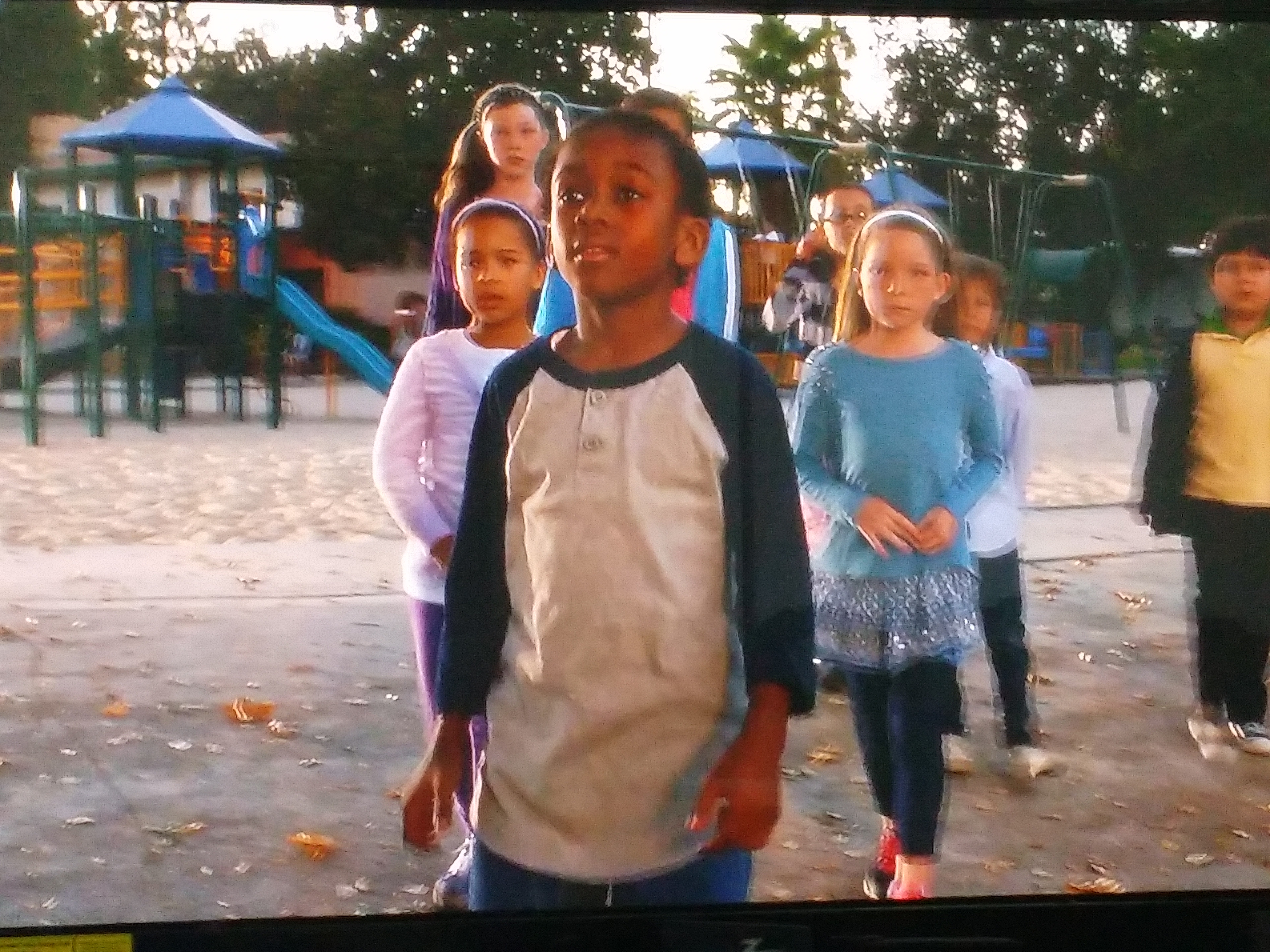 It's me in the Hit ABC TV show The Neighbors. The Challoweenukah episode filmed and aired in 2013.