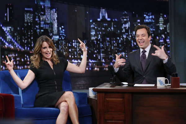 Jimmy Fallon and Tina Fey in Late Night with Jimmy Fallon (2009)