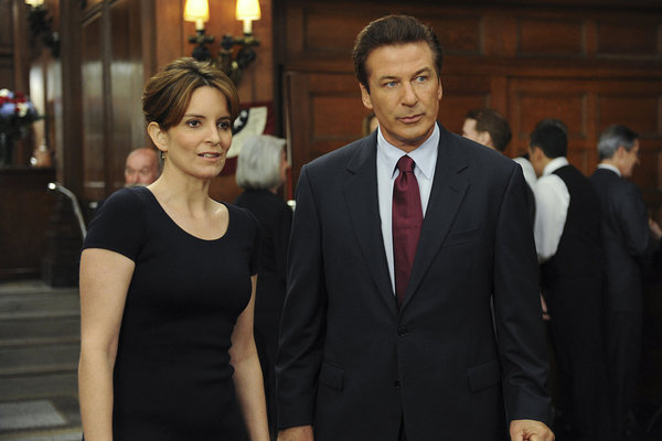 Still of Alec Baldwin and Tina Fey in 30 Rock (2006)