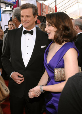 Colin Firth and Tina Fey