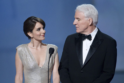 Presenters Tina Fey (left) and Steve Martin at the live ABC Telecast of the 81st Annual Academy Awards® from the Kodak Theatre in Hollywood, CA Sunday, February 22, 2009.