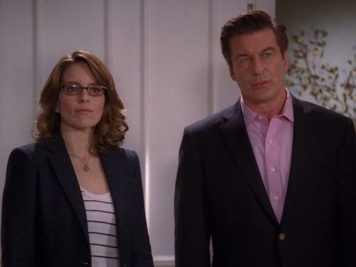 Still of Alec Baldwin and Tina Fey in 30 Rock (2006)