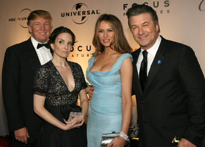 Alec Baldwin, Tina Fey, Donald Trump and Melania Trump
