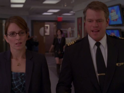 Still of Matt Damon and Tina Fey in 30 Rock (2006)