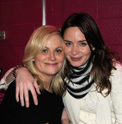 Amy Poehler and Emily Blunt