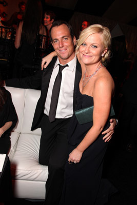 Will Arnett and Amy Poehler at event of The 66th Annual Golden Globe Awards (2009)