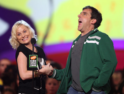 Steve Carell and Amy Poehler at event of Nickelodeon Kids' Choice Awards 2008 (2008)