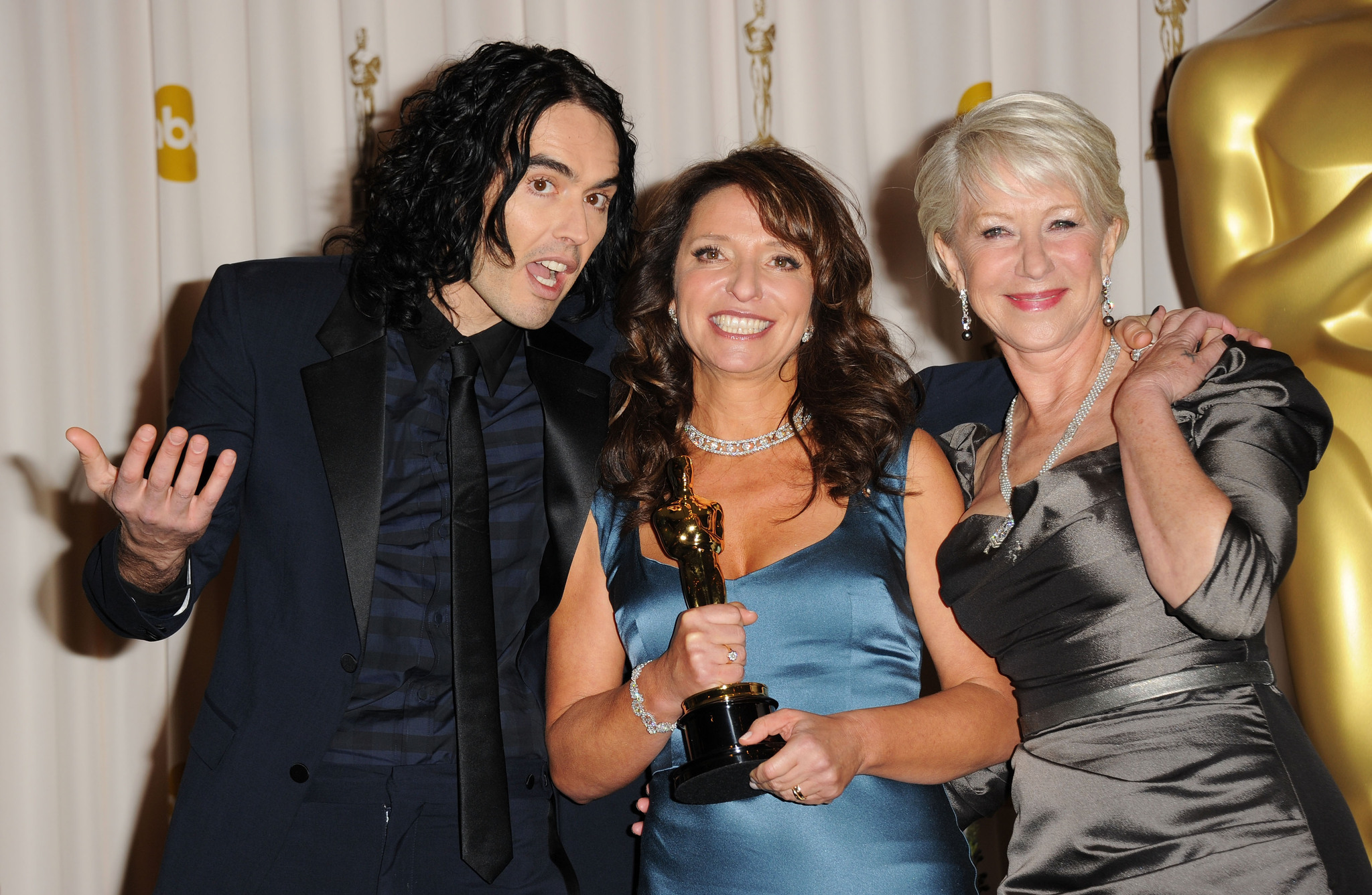 Helen Mirren, Susanne Bier and Russell Brand