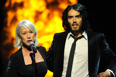 Helen Mirren and Russell Brand