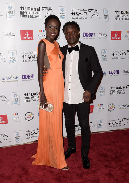 Kuoth Wiel and Arnold Oceng at the Dubai International Film Festival premier of The Good Lie.